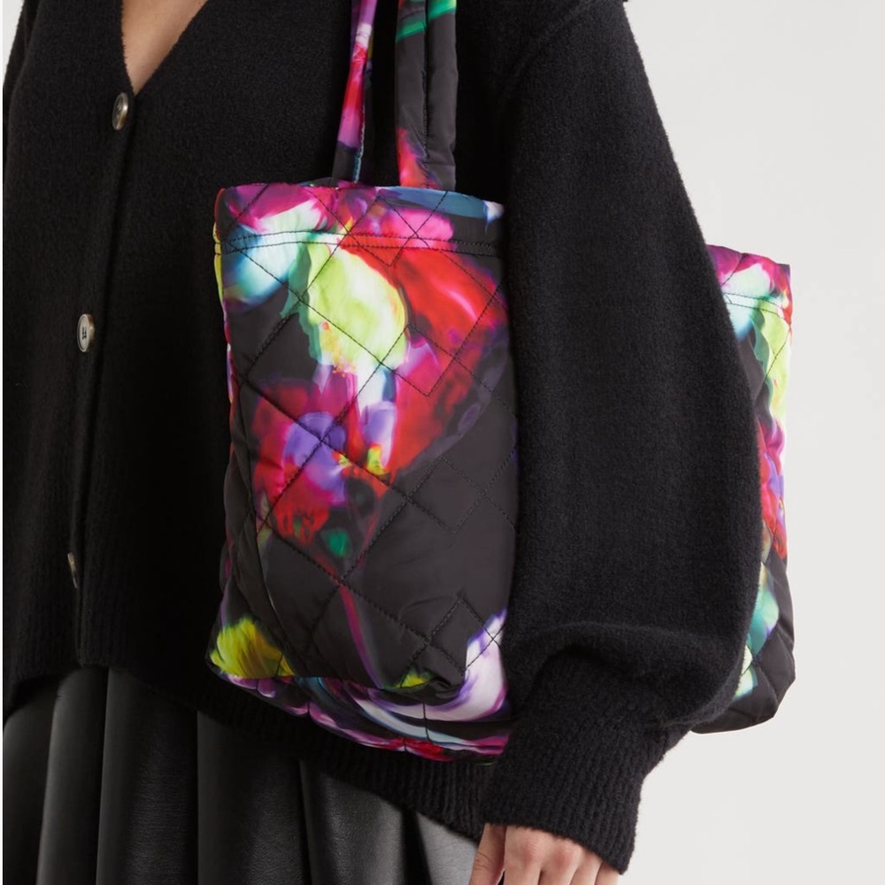 Marc Jacobs Black Floral Tote Bag - Picture 4 of 4